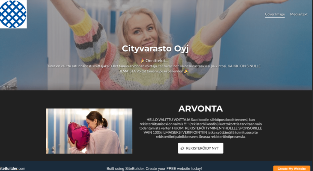 Cityvaraston nimissä tehty huijausarvonta Facebookiin